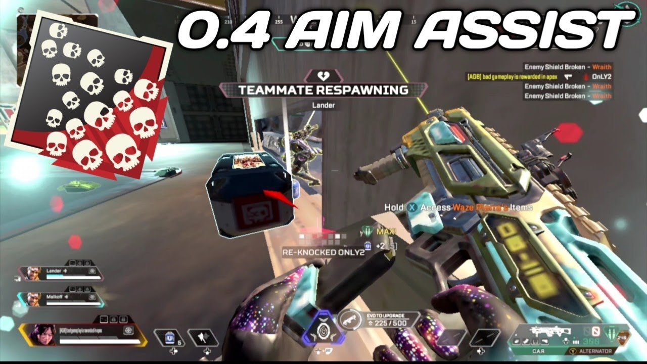 these 0 recoil Controller ALCs boosted my Aim Assist | 22kills Apex