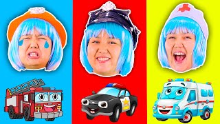 Baby PoliceGirl Don't Cry Song | Baby Baby Don't Cry | + MORE Lights Kids Song