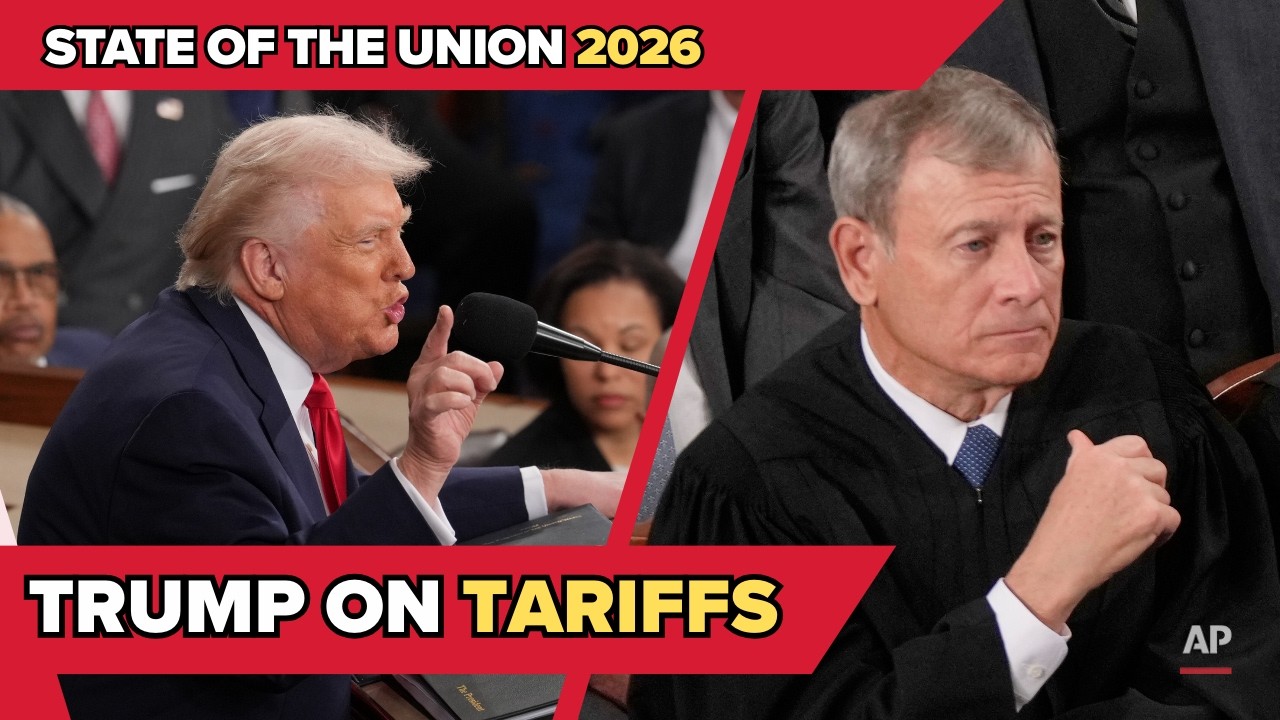 'Alternative legal statutes' - President Trump on new tariff plan at State of the Union