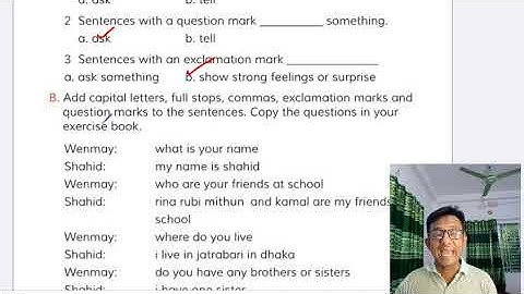 Class 4 English Page 55 Unit 27 Write well 4 Lesson 3-5