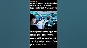 Apple Reportedly in Active Talks With Multiple LiDAR Sensor Suppliers for Self-Driving Vehicle