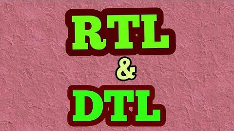 RTL and DTL in digital electronics