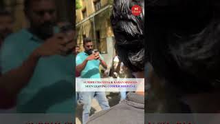 Surbhi Chandna & Karan Sharma seen leaving Cooper Hospital