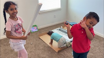 Watch Us Build a Computer Desk + Boba & Pizza Fun Day!