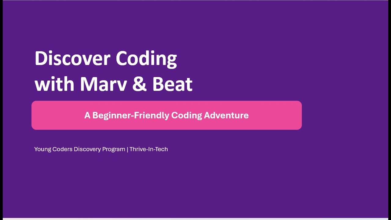 Day 1 Young Coders Discovery February, 2026 - YouTube