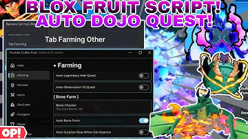 [🐲Dragon🐲] Blox Fruit Hack/Script OP Banana Cat Auto Quest Dojo🔥/W Thunder AutoFarm Lvl,Bone,Katakur