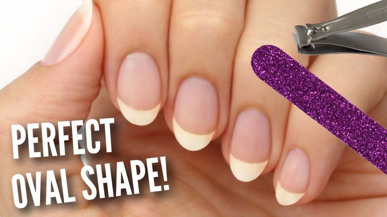 Shape Your Nails Perfectly Oval! | Tips, Tricks, and Nail Care! - YouTube