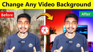 Change Video Background Without Green Screen in Mobile | VIDEO Background Remove\/Change | Kinemaster