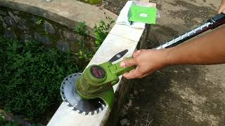 pisau bulat pemotong rumput cordless  special saw blade for lithium electric cutter