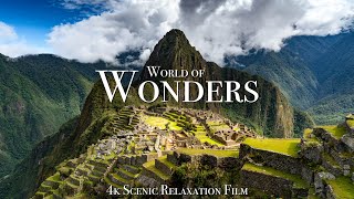 Wonders of the World 4K  Scenic Relaxation Film With Calming Music