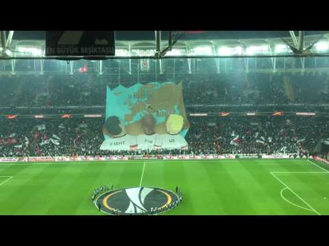 Beşiktaş - Olympiakos Koreografi