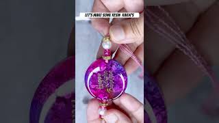 DIY Resin Rakhi #resinart #shorts