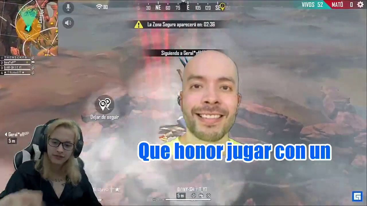 JUEGO UNA PARTIDA CON ANTRONIXX Y NOS ENCONTRAMOS UN HACKER VETERANO EN FREE FIRE 😨 - THE WICK