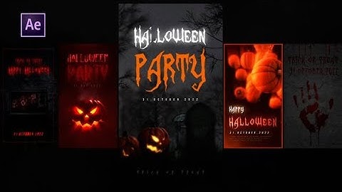 Halloween Horror Stories Pack | After Effects Template
