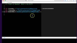 13 - Difference between Doubles and Floats in Swift