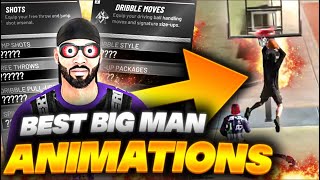 THE *NEW* BEST BIG MAN ANIMATIONS in NBA 2K20 BEST POST MOVES, DUNK PACKAGES, & BADGES IN NBA 2K20