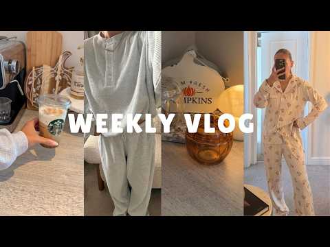 WEEKLY VLOG - decorating for autumn, B&M trip, fave wardrobe pieces, parcel unboxings & more!!