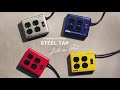 STEEL TAP　アメリカンレトロ AC4個口 3PIN対応 電源タップ
