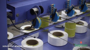 SERVO COP WINDER MACHINE BY SEPSON TEXTILE MACHINES