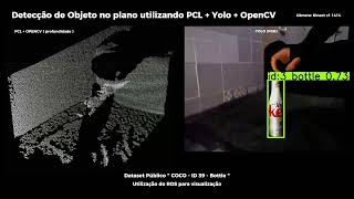 Demonstrativo RANSAC + PCL + YOLOV8  com KINECT V1