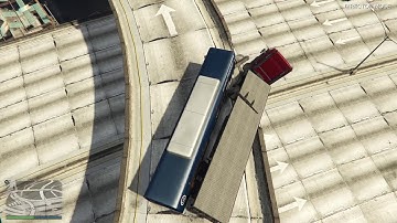 INSANE GTA 5 GLITCH – NPCS DRIVE OFF OVERPASS & EXPLODE! 🤯CAR GO BOOM CRASH TEST CAR GUN MODE