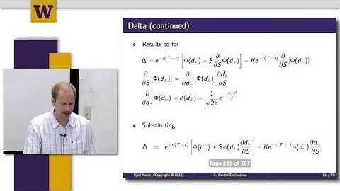 Mathematical Methods for Quantitative Finance || 08 W3 7  Delta 11 50