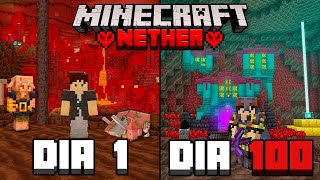 SOBREVIVI 100 DIAS NO NETHER HARDCORE, MNECRAFT - O FILME