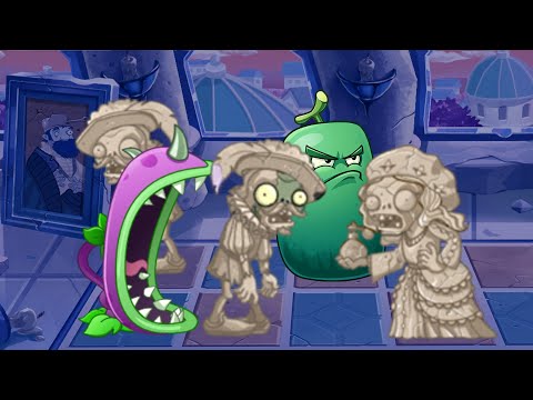 Видео: Скульптуры зомби с подвохом. РАСТЕНИЯ против ЗОМБИ 2 или PLANTS vs ZOMBIES 2. Серия 309