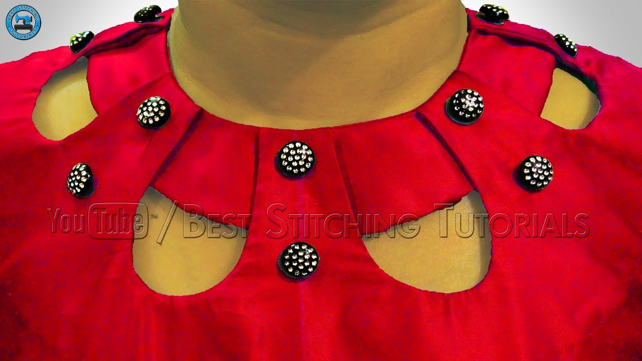 Kurti Neck Design using buttons | Latest Neck Designs for ...