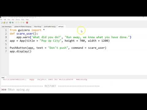Creating Pop Up Windows with Guizero