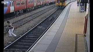 Near misses caught on film as rail campaign launched