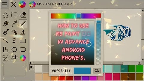 ms paint in android phone.