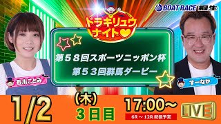 ボートレース桐生（公式）の配信のサムネイル画像