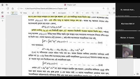 Statistical Mechanics, Lecture-2