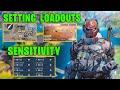 This sensitivity hud and loadouts makes you pro in battle royale  cod mobile br settings