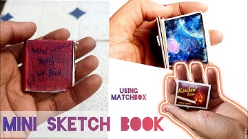 ASMR - 5 Minutes DIY Sketchbook | no talking | how to make a sketchbook#art #illustration #drawing