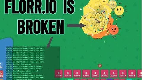 Florr.io Is Broken (Bugged Super Spawn Messages and Storms Pulling in Players)