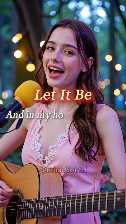 Let It Be – The Beatles | Lyrics | Original Cover 🌿🎶 #englishsongs #coversong