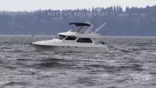 04-20-2024 Tacoma, WA - Unusual April Windstorm - Rough Seas on Puget Sound