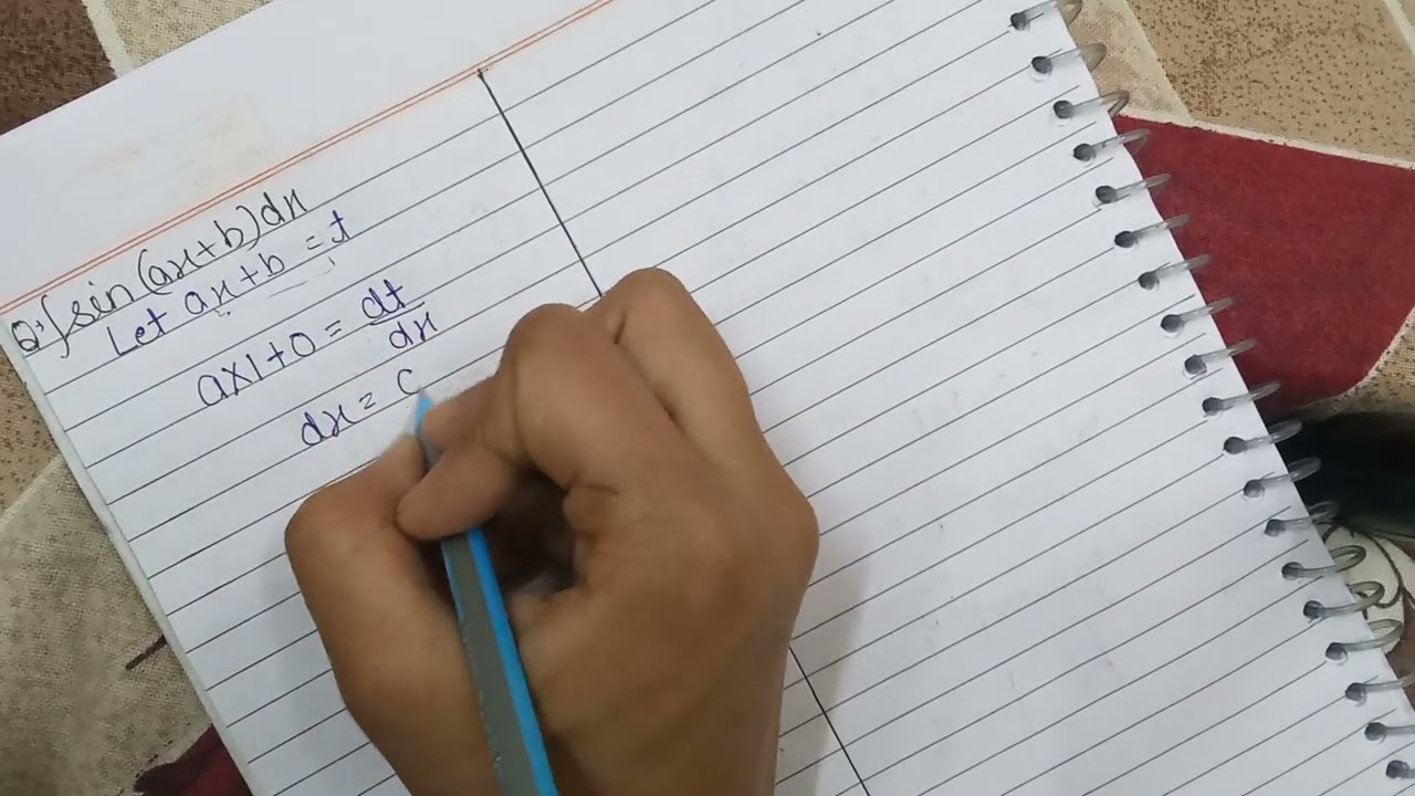 Integration by substitution method question in easy way