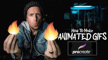How To Create Animated Gifs & Titles in Procreate 2021!