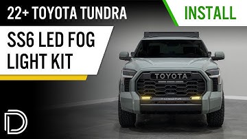 How to Install: 2022+ Toyota Tundra SS6 Fog Light Install and Overview | Diode Dynamics