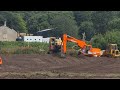 Ruston Bucyrus 22RB dragline 10RB rope excavator Cromford steam rally 2025 Vintage demonstration