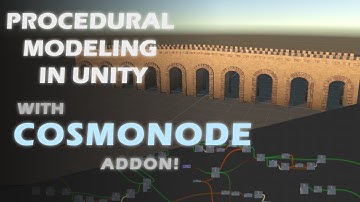 Procedural Bridge Modeling Timelapse in Unity - CosmoNode Addon