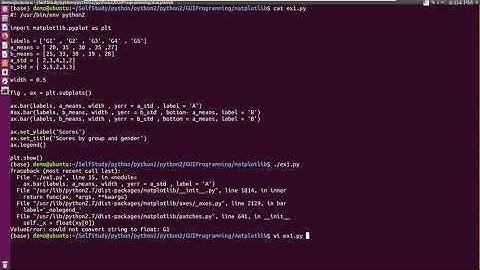 python3, matlibplot, gui, ValueError could not convert string to float