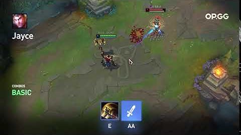 Jayce E Auto attack combo