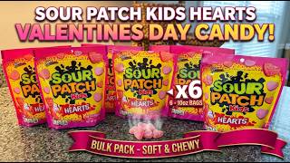 SOUR PATCH KIDS Hearts Valentine’s Day Candy – Soft & Chewy Gummy Candy, 10 oz Bags (Pack of 6) News