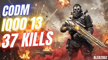 37 KILLS! 💀 iQOO 13 Unleashed on CODM Alcatraz 🔥