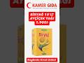 BİRYAĞ 18'LT AYÇİÇEK YAĞI 1.900₺(Stok 200 adet) #biryağ #ayçiçekyağı #kızartmayağı #catering #fypシ