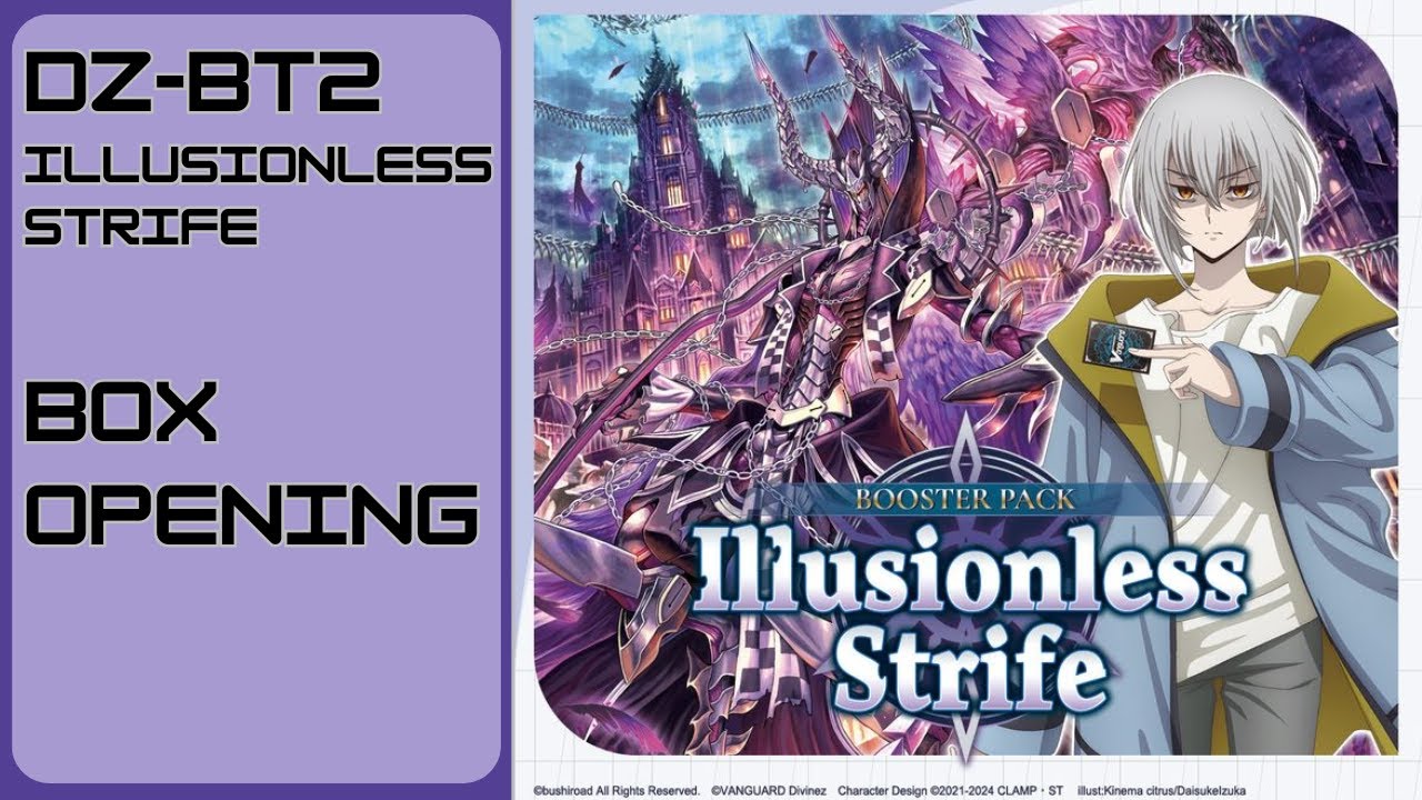 illusionless strife booster box Cardfight! Vanguard- DZ-BT02 Illusionless Strife Booster Box – Eclipse  Games Pty Ltd main image 0
